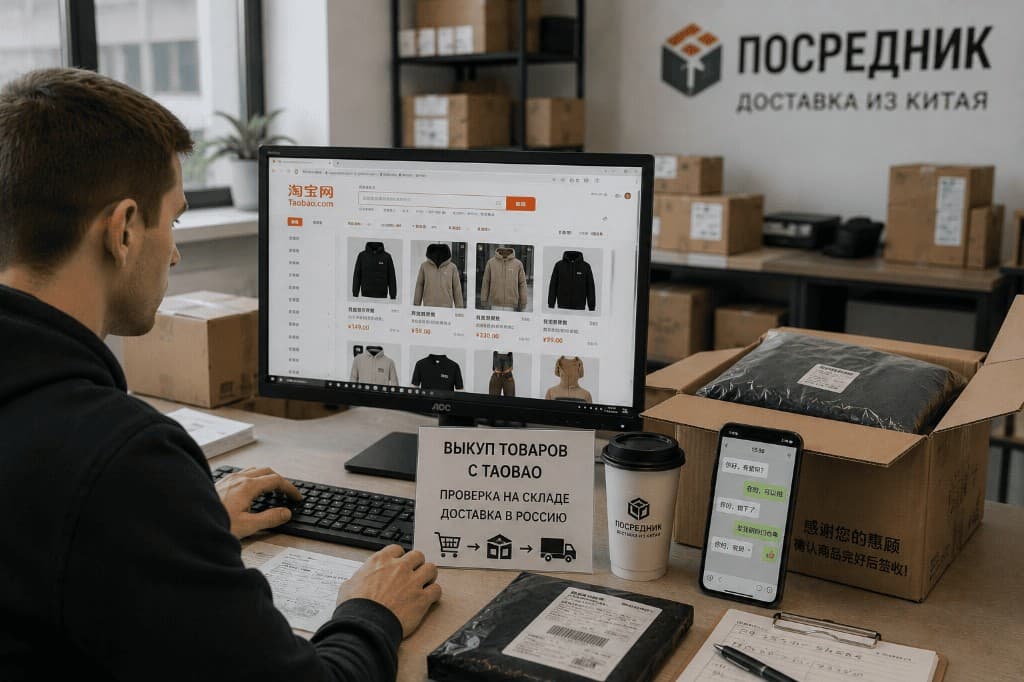 Обложка статьи: Как заказать товары с Taobao из России через посредника