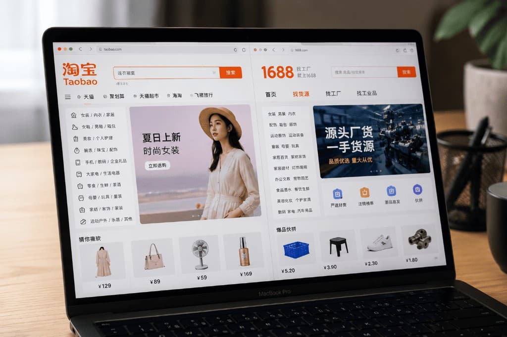 Обложка статьи: Как выбрать между Taobao и 1688: полный гайд для покупателей из России